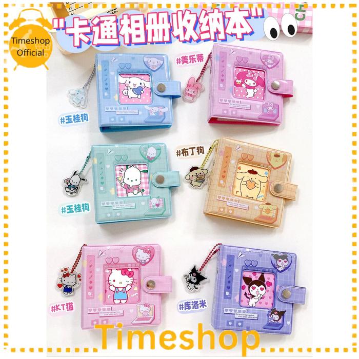TS - 40 Slot Photo Album Mini KPop Card Polaroid Motif Sanrio + Sleeve / Tempat PhotoCard PC Kolbuk 