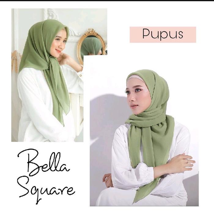 bella square pupus Kerudung Segi Empat termurah