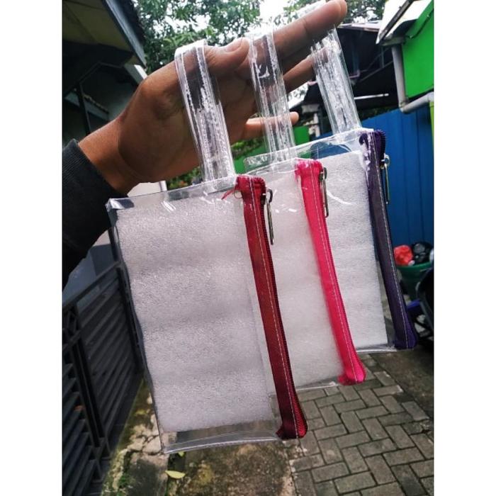 20x10 Dompet Souvenir Mika transparan