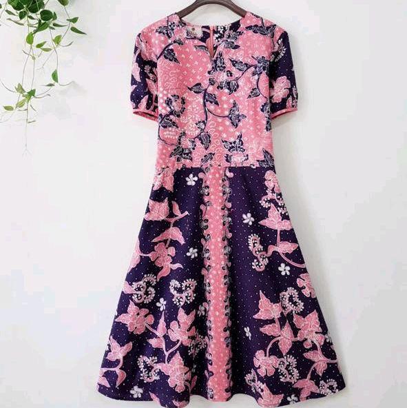 Dress Batik Tatabebe batik lasem sz L uk LD 100cm