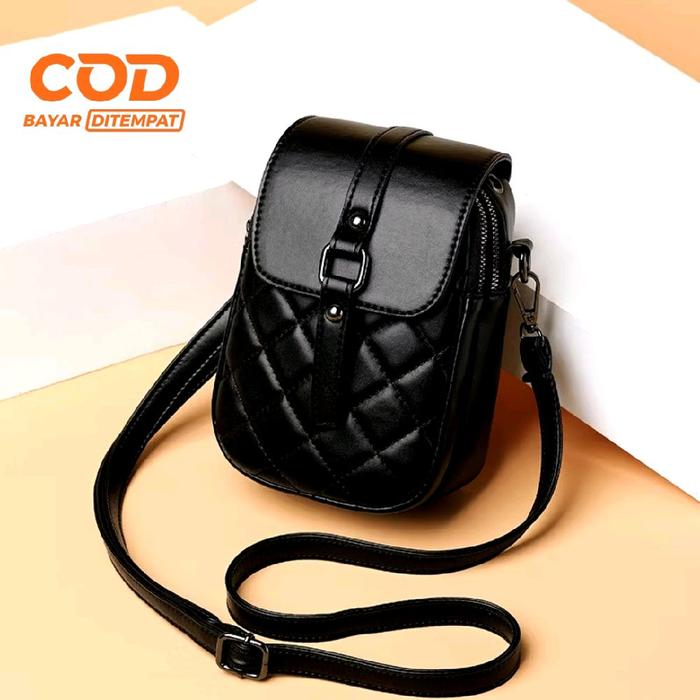 Tas Selempang Bahu Wanita Mini Model Kubus dengan Desain Bintang dan Tali Bahu Nyaman Elegan dan Ser