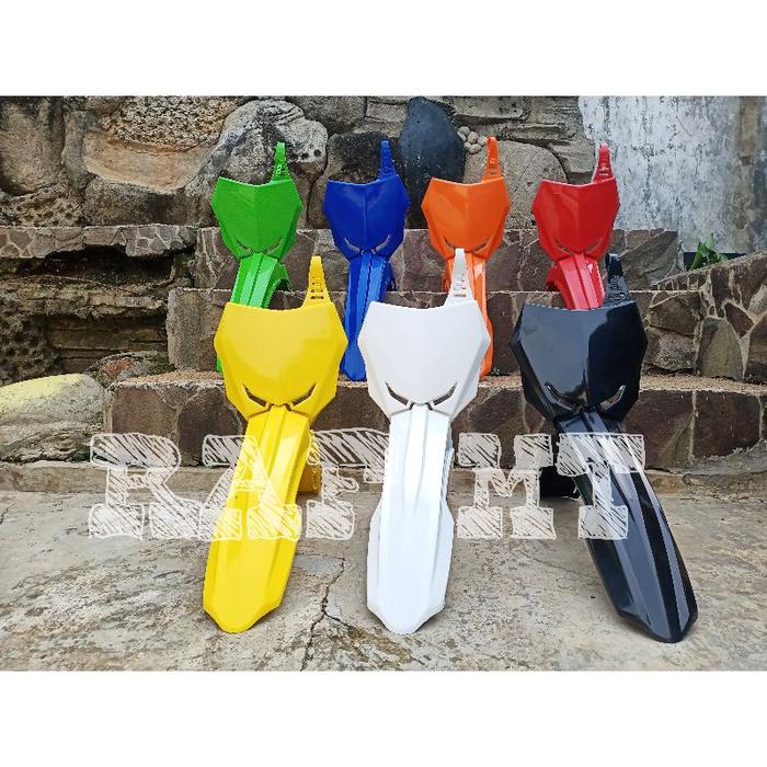 SEPAKBOR DEPAN RMZ 450 DAN PAPAN NOMOR RMZ 450 COVER BODY RMZ 450 RMZ 450 SPAKBOR DEPAN RMZ 450 SLEB