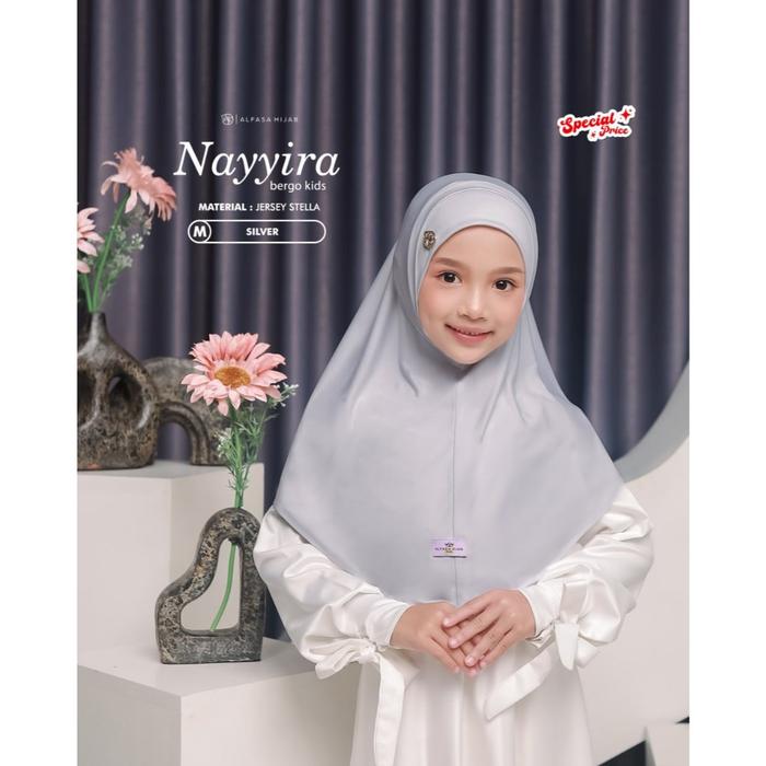 HIJAB INSTAN ANAK NAYYIRA BERGO KIDS - ALFASA HIJAB