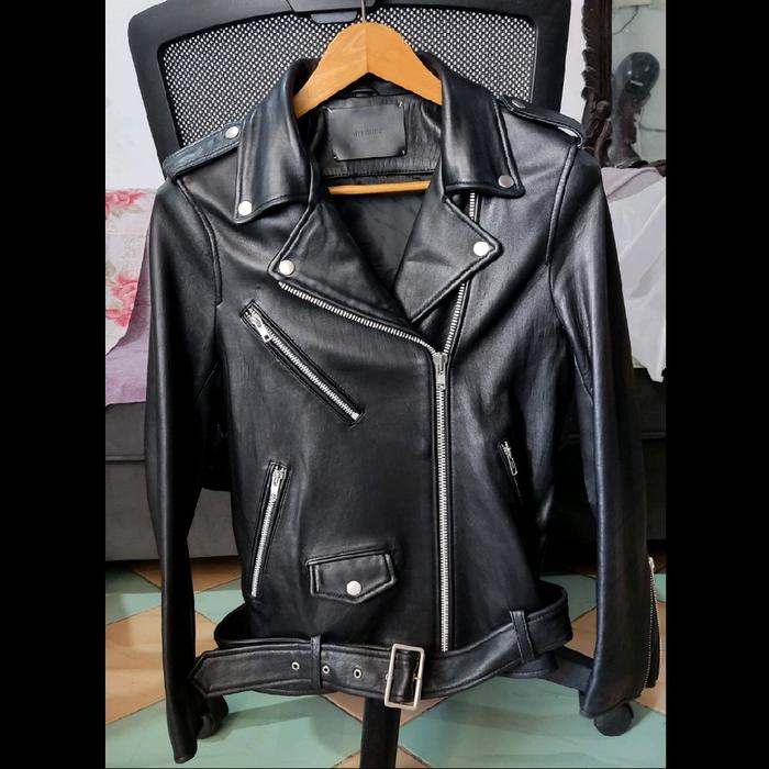 Jacket Viva Studio Ramones like Schott double kerah like Triumph royal Enfield Harley yellow corn Ku