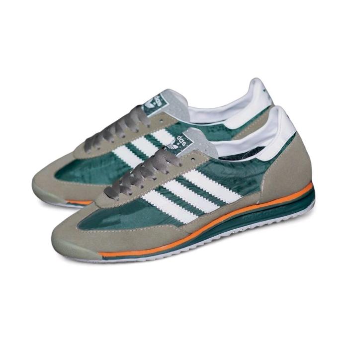 SEPATU ADIDAS SL72 OLIVE GREEN WHITE