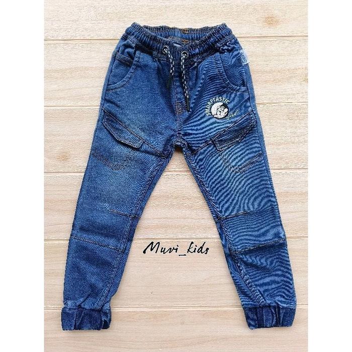 Smurf Celana jeans baby Laki-laki