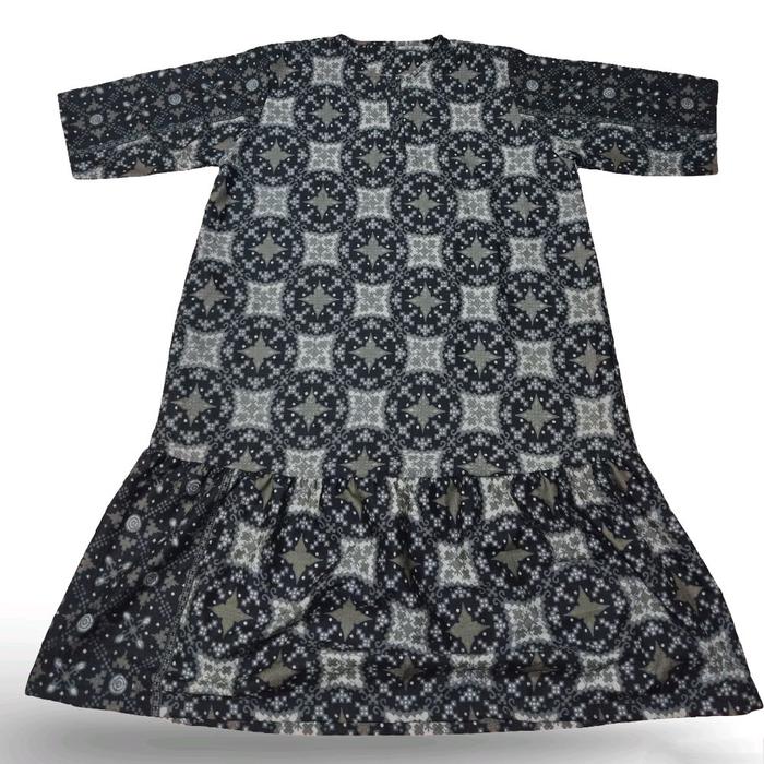 Dress Wanita Model Panjang Pola Batik
