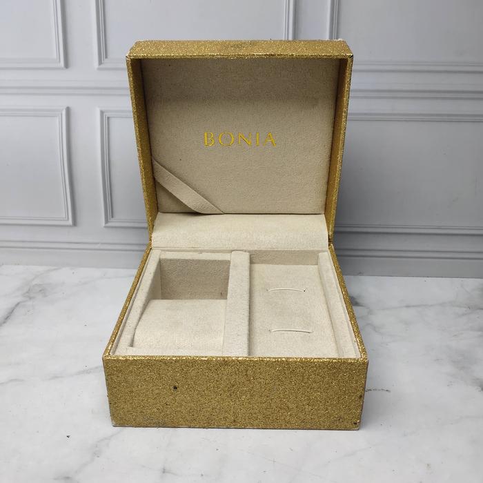 Kotak Box Jam BONIA Emas Original Second