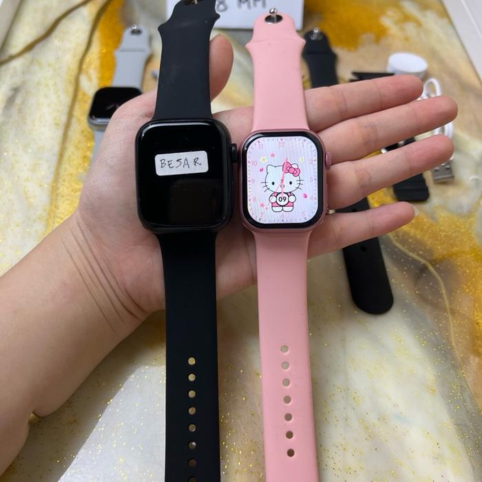Smartwatch S9 MINI SIZE 38MM | TAHAN AIR IP68 | Kompatibel untuk semua hp | LAYAR FULL SCREEN