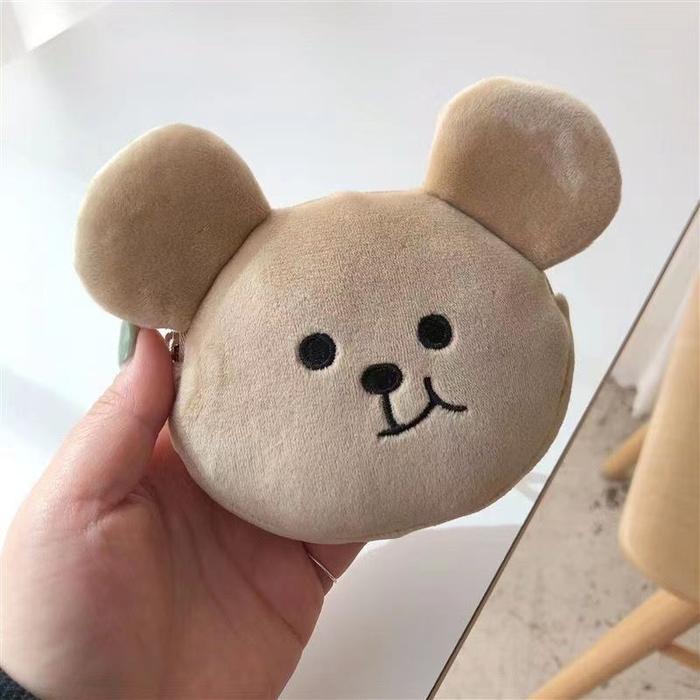 Ready dompet papirut wanita dompet teddy bear milk and mocha bear ☁Zhao Lusi diam-diam tidak bisa me