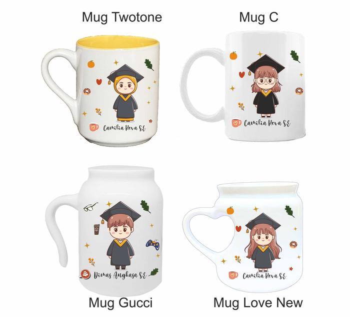 Denida Gift Box | Hadiah Wisuda Custom | Hampers Wisuda | Mug + Boneka