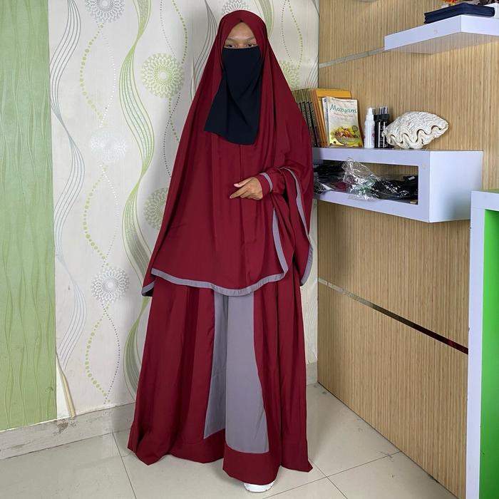 Gamis syar’i bahan zalora