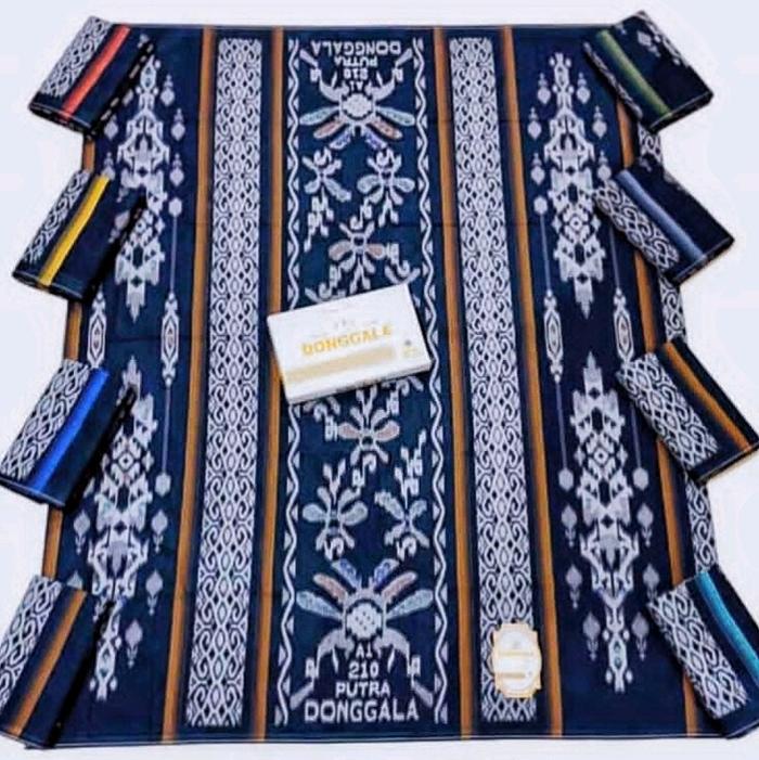 -akifabidOS- sarung PUTRA DONGGALA hitam 3D gradasi colet sarung donggala hitam gradasi sarung dongg