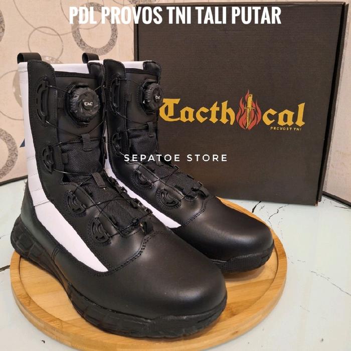 SEPATU PDL TALI PUTAR TACTICAL PROVOS TNI KULIT ASLI SEPATU PDL TACTICAL PROVOS TNI TALI PUTAR Boots