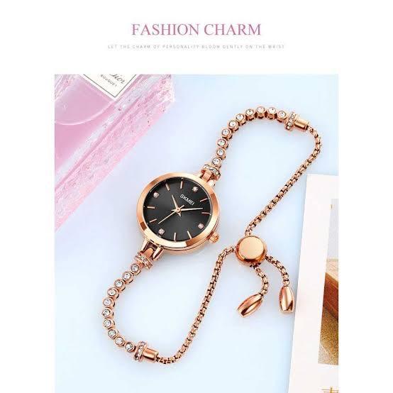 Jam tangan wanita Skmei 1854 original