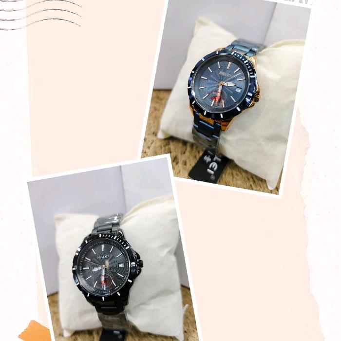 Jam Tangan Wanita Halei 8033L dengan Rantai - Watches Elegan
