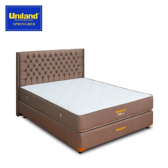 Uniland Springbed Rivera Firmtop Manila - Kasur Springbed Fullset - Rosegold, 90 x 200
