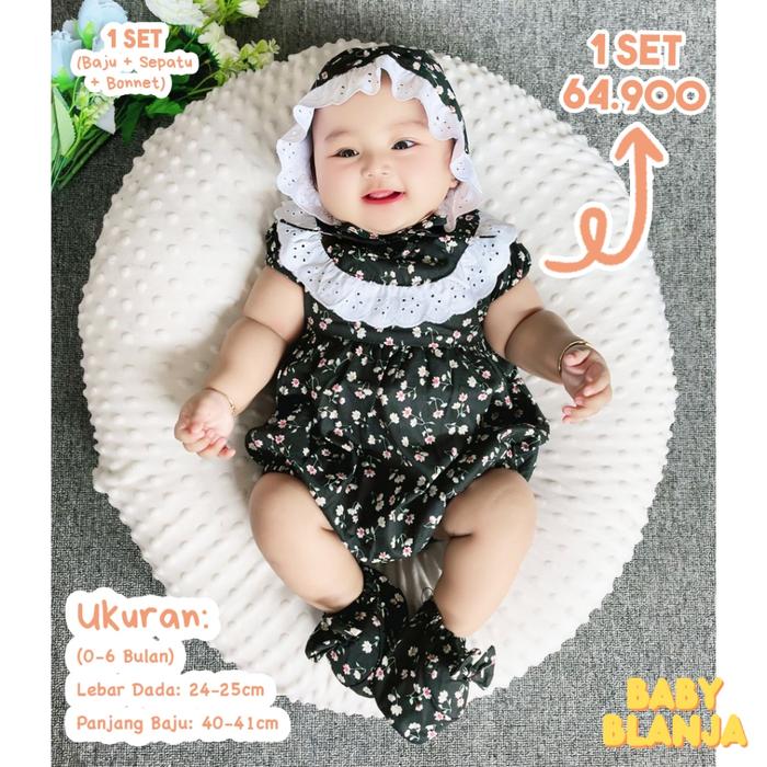Jumper Bayi Perempuan Newborn Reveline / Chilla Set