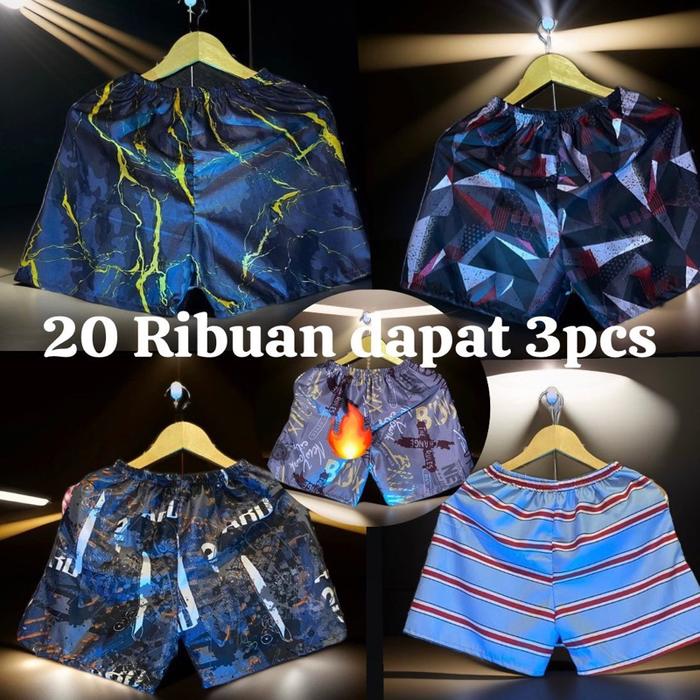 20 RIBUan Dapat 3pcs celana boxer Kantong | Boxer premium | boxer viral