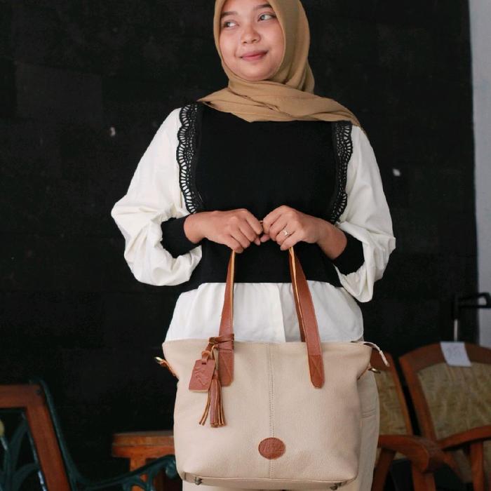 NEW TOTEBAG DAVINA TAS KULIT ORIGINAL