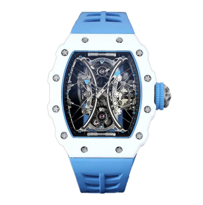 RM53 PABLO JAM TANGAN TOURBILLON CERAMIC CASE SWISS SUPER CLONE RM 53 SWISS TOURBILLON SUPER CLONE