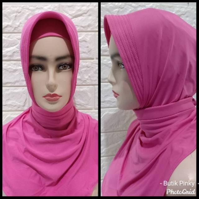 Promo PSH JILBAB MINI 4cm BHAYANGKARI PET COD