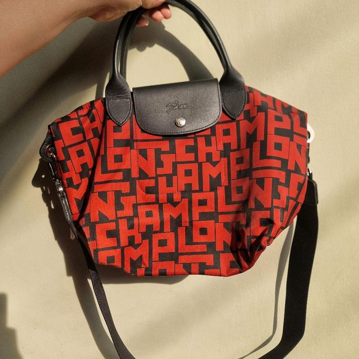 Longchamp NEO LGP Black Red