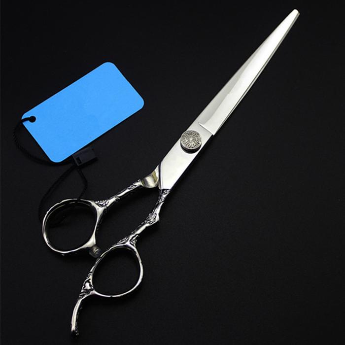 7 inch professional plum pet grooming hair cutting scissors dog