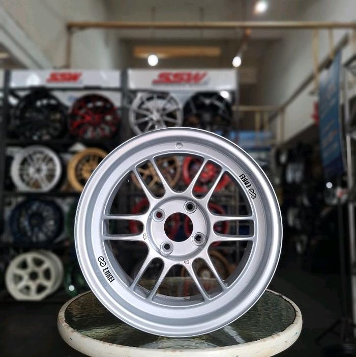 Velg Enkei Ori Japan RPF1D R15x7.0 H 4x100 ET.35 Silver