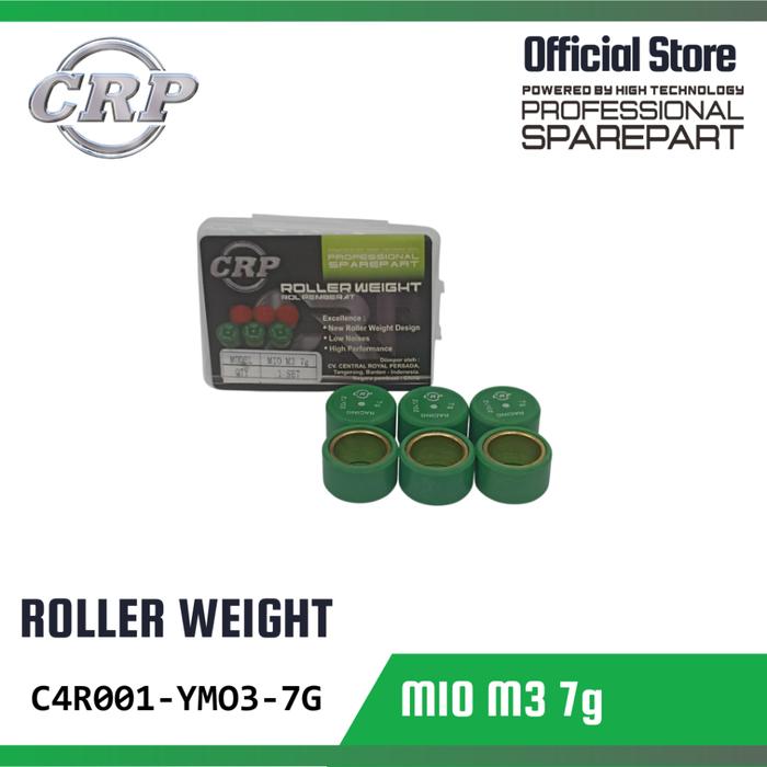 CRP untuk Yamaha Mio M3 - Cvt Weight Roller 7Gram / 8 Gram / 9 Gram / 10 Gram / 11 Gram / 12 Gram /