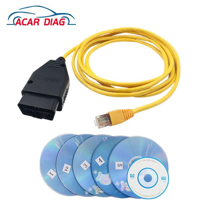 NEWEST ENET Cable for BMW F-series ICOM OBD2 Coding Diagnostic Cable