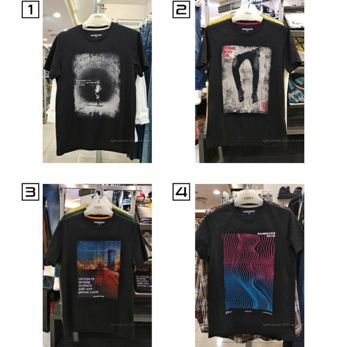 [24S Katun 100%Cotton] [COD]NEW Kaos Bombboogie Original T-Shirt Pria Original - BOMBBOOGIE - 1, ANA