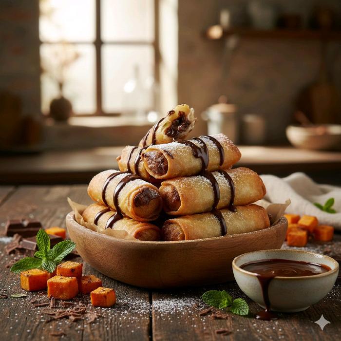 lumpia ketan cokelat joss