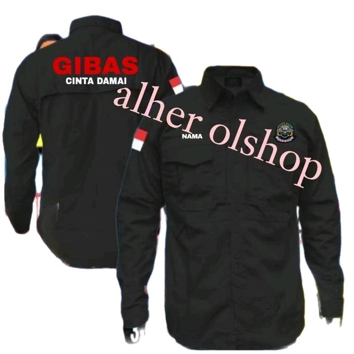 kemeja tactical Gibas cinta damai baju tactical Gibas cinta damai kemeja Gibas cinta damai baju Giba