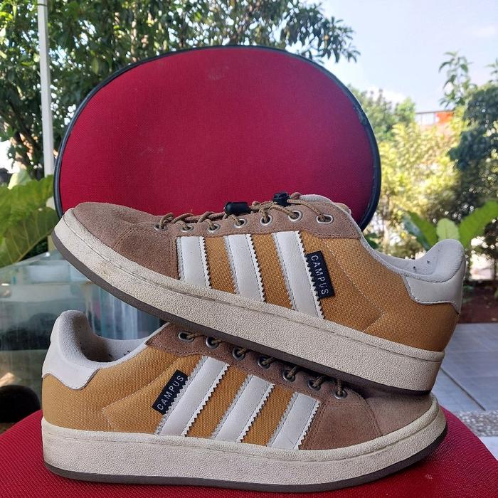 [TERMURAH BISA NEGO] ADIDAS CAMPUS 00s "MESA/WILD BROWN" SIZE 9.5 (27.5CM) SNEAKERS ORIGINAL BEST SE