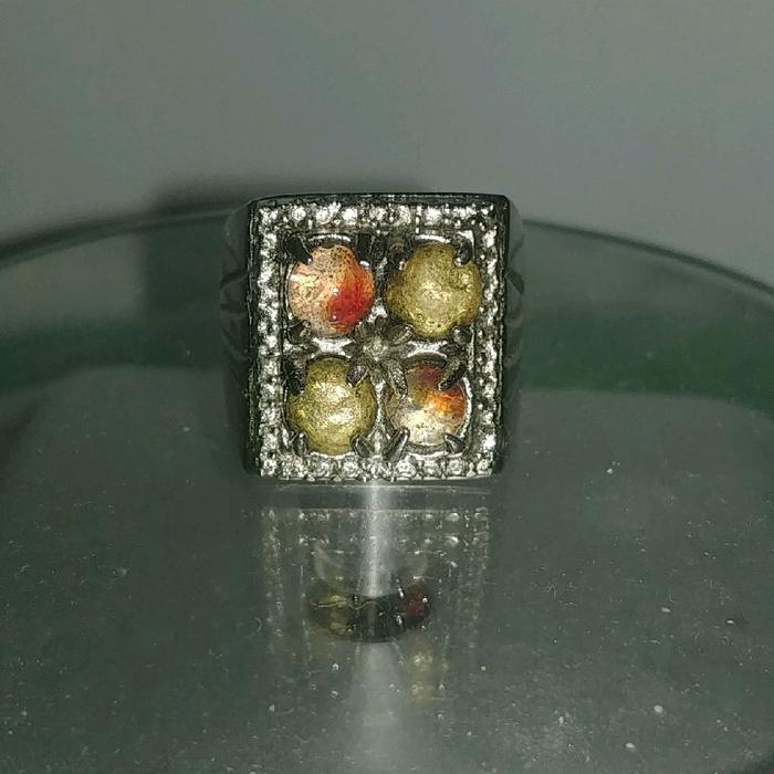 Cincin Wesi kuning Mix Liur Lipan