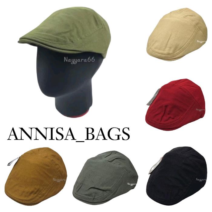 TOPI PET CANVAS | FLAT CAP HAT CANVAS | TOPI KODOK | TOPI COPET | TOPI SUTRADARA | TOPI PELUKIS | TO