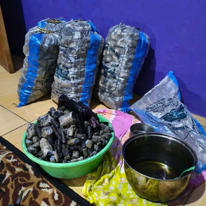 Batu Kalimaya Black Oval Khas Banten