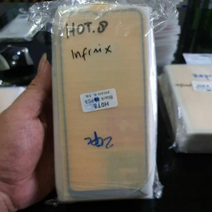 anti gores temper tempered glass kaca full lem 5D 9D 99D infinix hot 8 infinix hot8 new 2020
