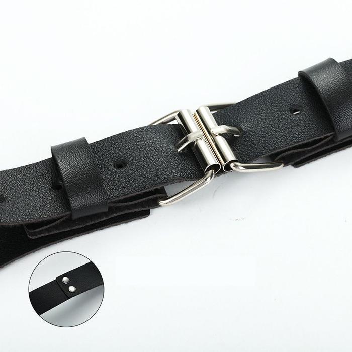 Suspender Kulit Pu Leather Suspender Bretel Suspender Pria Suspender Backpack Suspender Dewasa