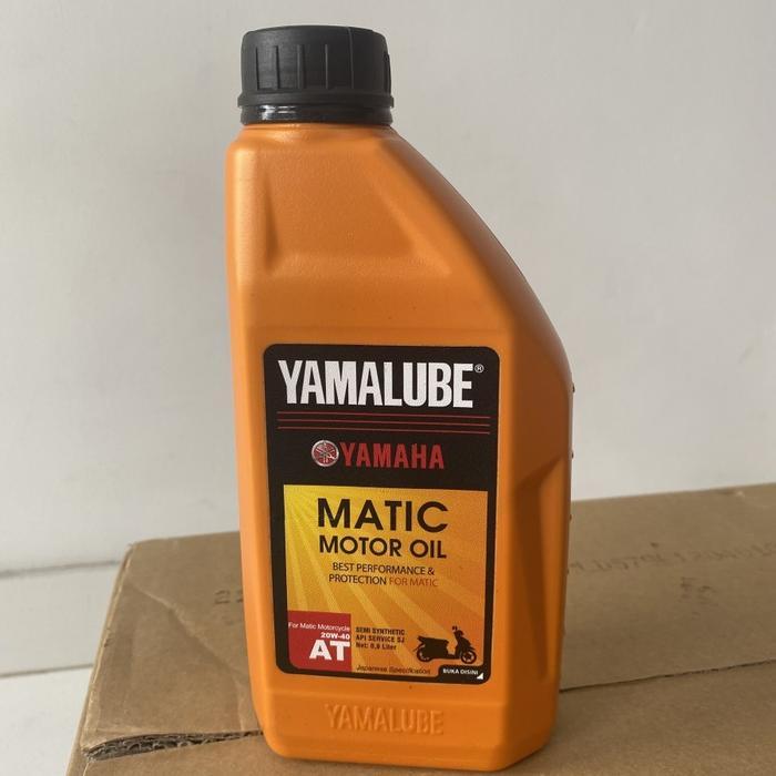 1 BOTOL 25 YAMALUBE MATIC 0,8L OIL OLI MOTOR MESIN AT 20W 40 SEMI B