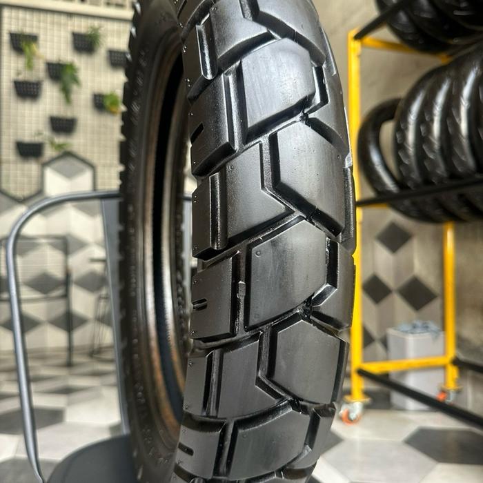 A SHINKO E705 TRAIL MASTER 120/90-17 BAN LIMBAH MOGE GAMBOT TAPAK LEBAR BIG BLOCK DUAL PURPOSE