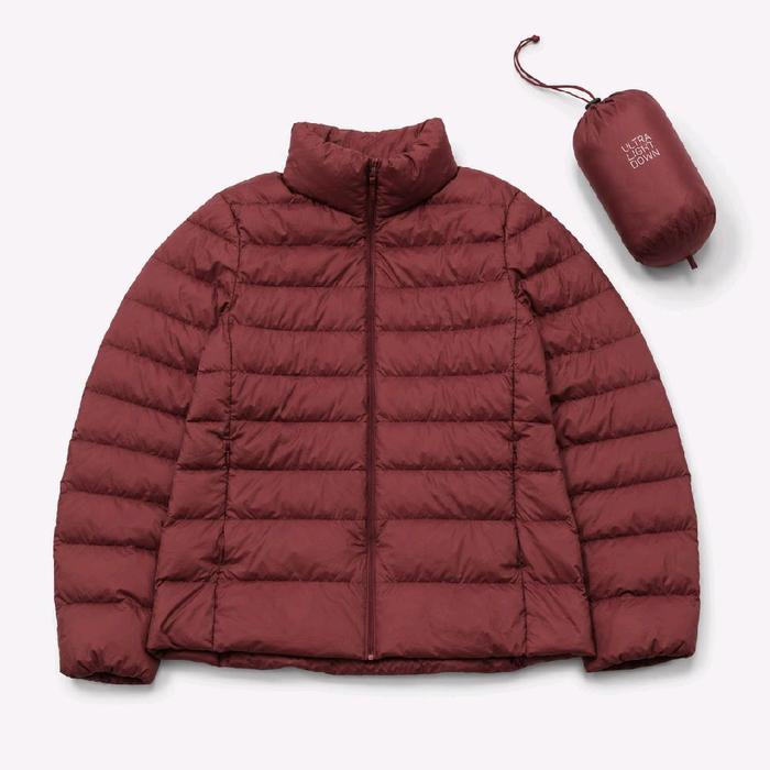 Uniqlo Ultralight Down Jacket Maroon