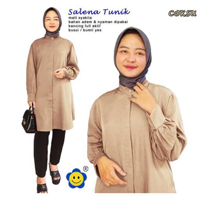 PIK - Tunik Salena Fashion Muslim Pakaian Atasan Wanita