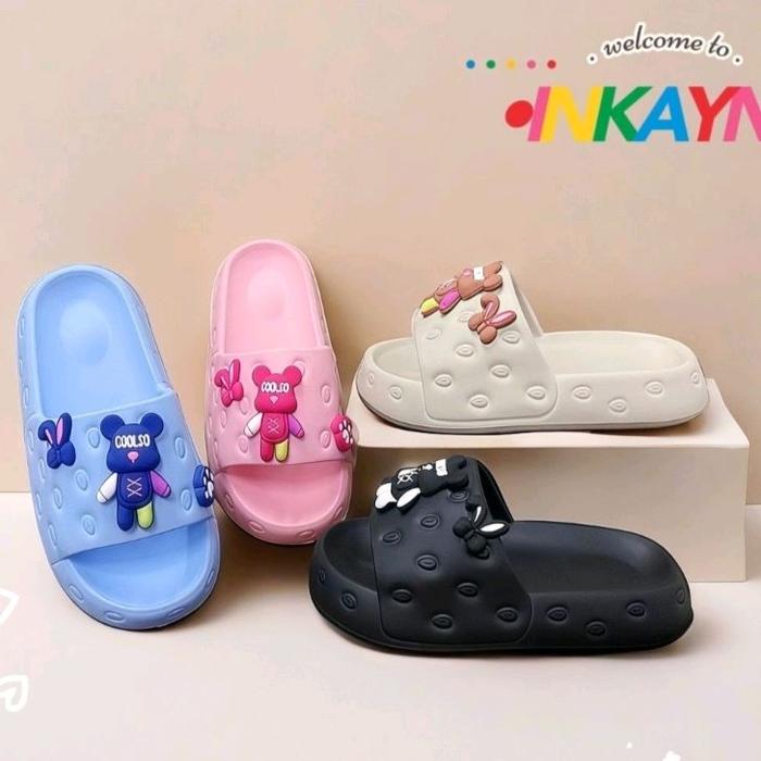 Sandal Selop Boneka Kaws 30-35 Inkayni