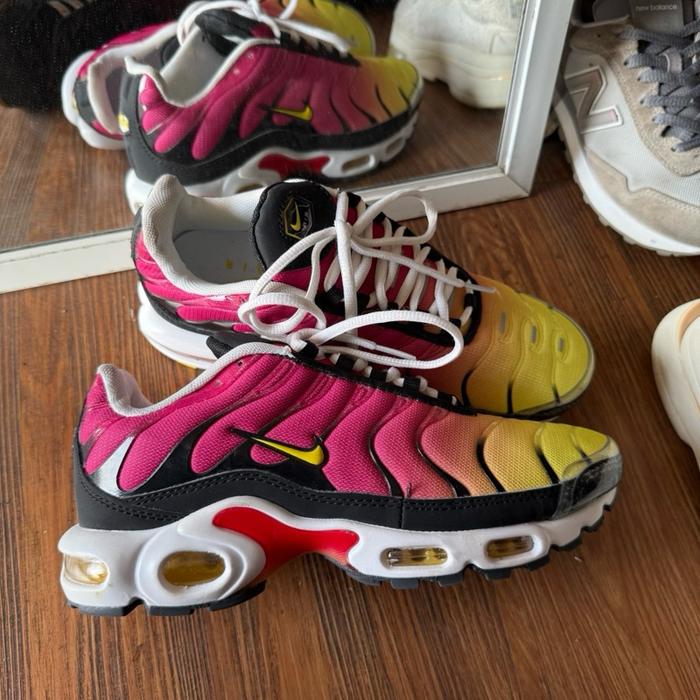 Nike air max tn yellow purple gradient murah spesial edition - sneakers second market