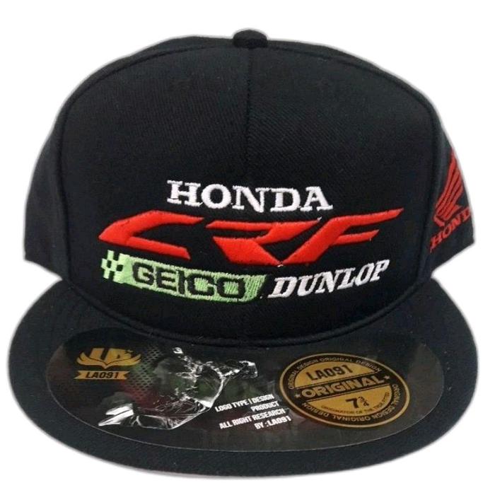 TOPI SNAPBACK RACING HONDA CRF FULL BORDIR