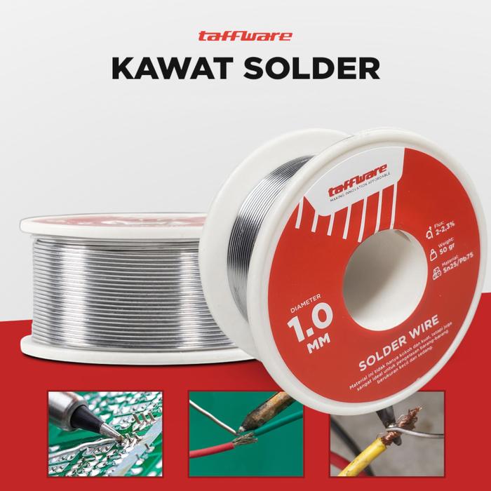 Permata Mall | Kawat Timah Solder | Flux Solder Wire | Timah Solder 1.0mm