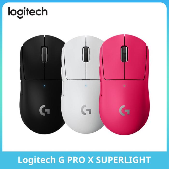 Logitech G Pro Wireless - Mouse Gaming Ergonomic Hitam dengan Teknologi HERO 25K