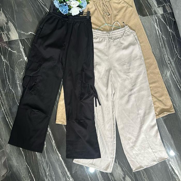 Celana Panjang Wanita Model Terbaru Kancing Linen Ready Stock Sesuai Model Nomor Barang Yang D Live